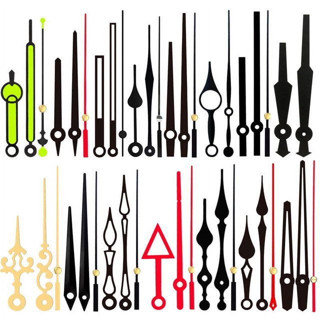 NUOLUX 15 Sets Clock Hand Assorted Wall Clock Hand Clock Repair Diy Clock Hand Making Kit