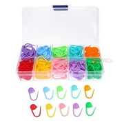 NUOLUX 150pcs Stitch Markers Multi-functional Knitting Markers Crochet Clips