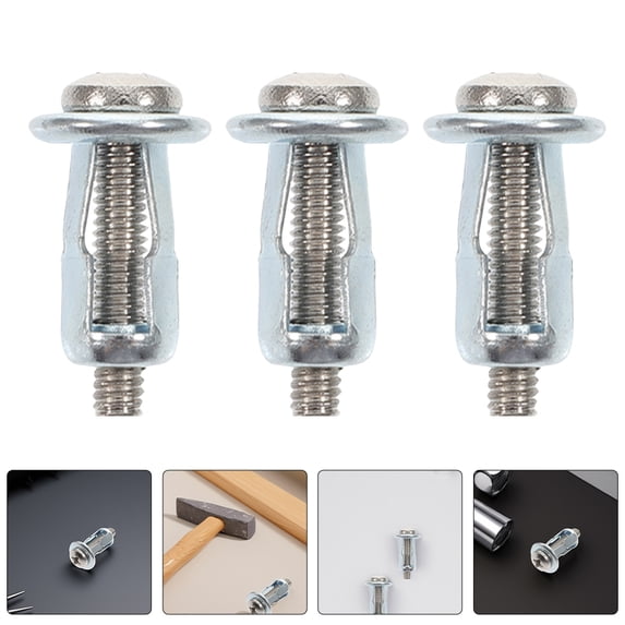 NUOLUX 15Pcs Hollow Door Anchor Screws Set Nut Expansion Design for ...