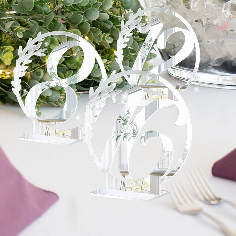 Number 15pcs Sign NUOLUX 15pcs Table Number Signs Decorative Reserved Signs Delicate ...