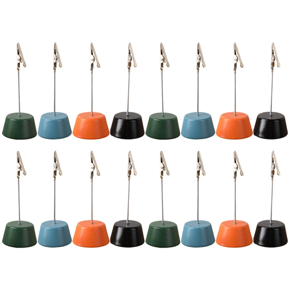 NUOLUX 16Pcs Desktop Message Clips Multifunction Picture Holders