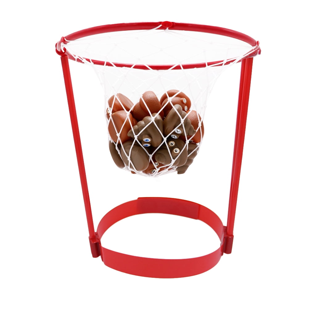 NUOLUX 1PC Funny Throw Poo Toy Kids Outdoor Head Throw Poo Toy Creative