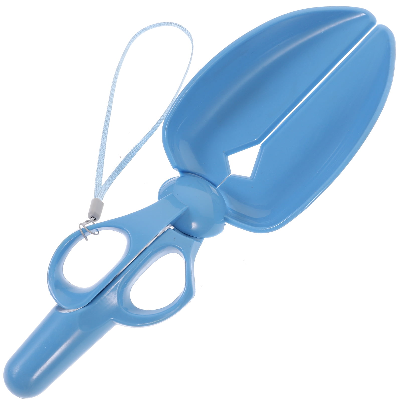 NUOLUX 1PC Scissors Shape Pickup Clip Portable Small Pet Poop Pickup Clip Pooper Scooper Pet