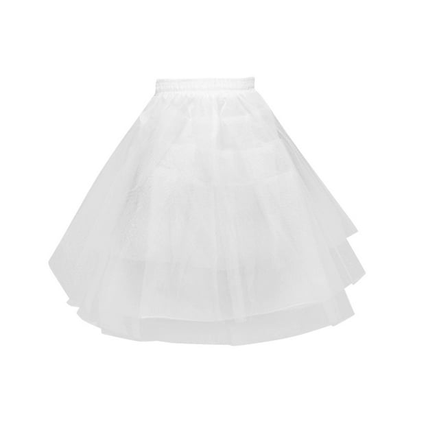 NUOLUX 1PC Wedding Flower Children Petticoat Tutu Skirt Crinoline ...