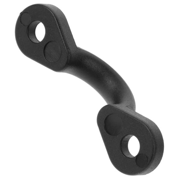 NUOLUX Black Rubber Boat Handle Grab Bar Sturdy Marine Replacement for Kayak Canoe Door Use