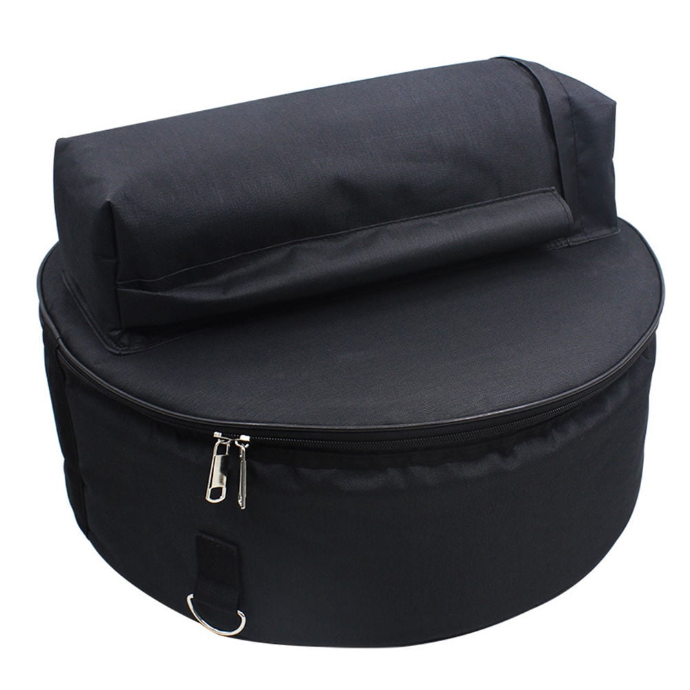 NUOLUX Musical Instrument Bag Waterproof Storage Backpack Black Adjustable Straps 1Pcs