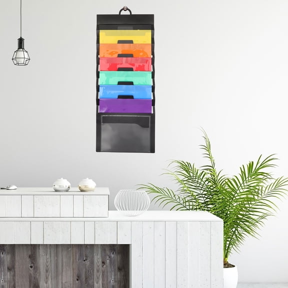 NUOLUX Nuolux Black Wall Mount Document Holder for Home Office and Travel