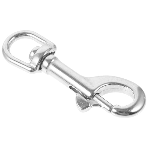 NUOLUX Plated Silver Swivel Snap Hook for Tenor Saxophone Neck Strap Durable Lightweight and Compact for Hanging