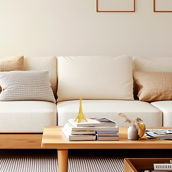 NUOLUX 1Pack Tower Statue Decoration Golden Iron Eiffel Tower Model Tower Shape Home Decor