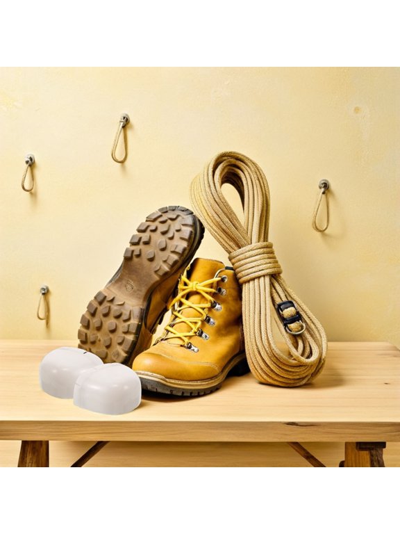 Protective Toe Cap White Impact Resistance for Industrial Use 1Pair