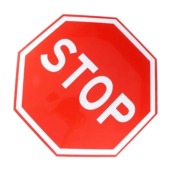 Tineasur Vintage Red Stop Sign Aluminum Metal Plate Wall Decor for Home, Garage, Outdoor Decoration