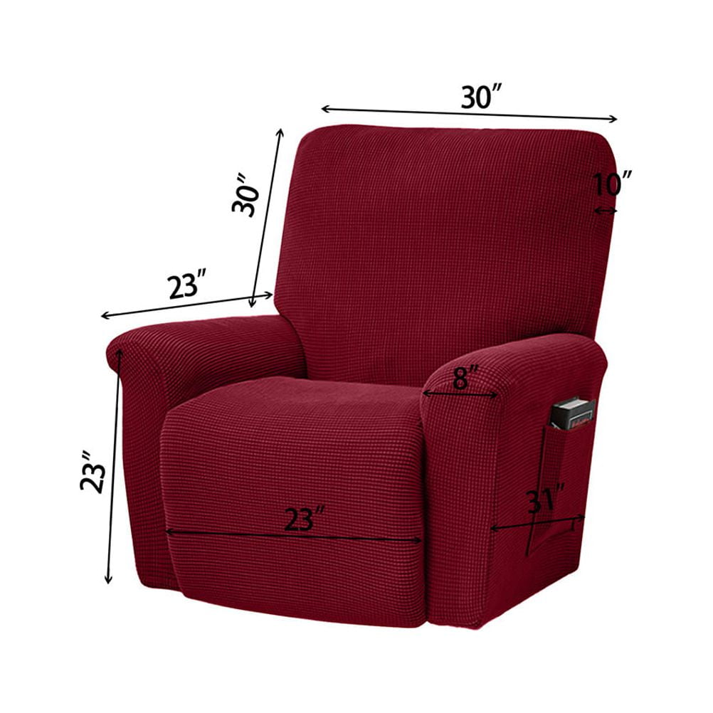 NUOLUX 1Pc Nonslip Recliner Chair Cover Elastic Armchair Cover Massage