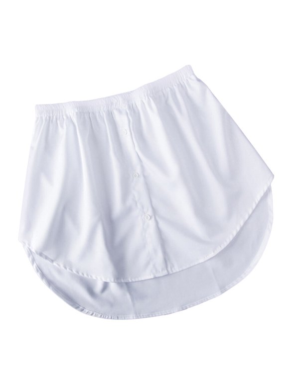 Cotton Fake Hem Skirt Decor Charming Accessory for Casual Wear
