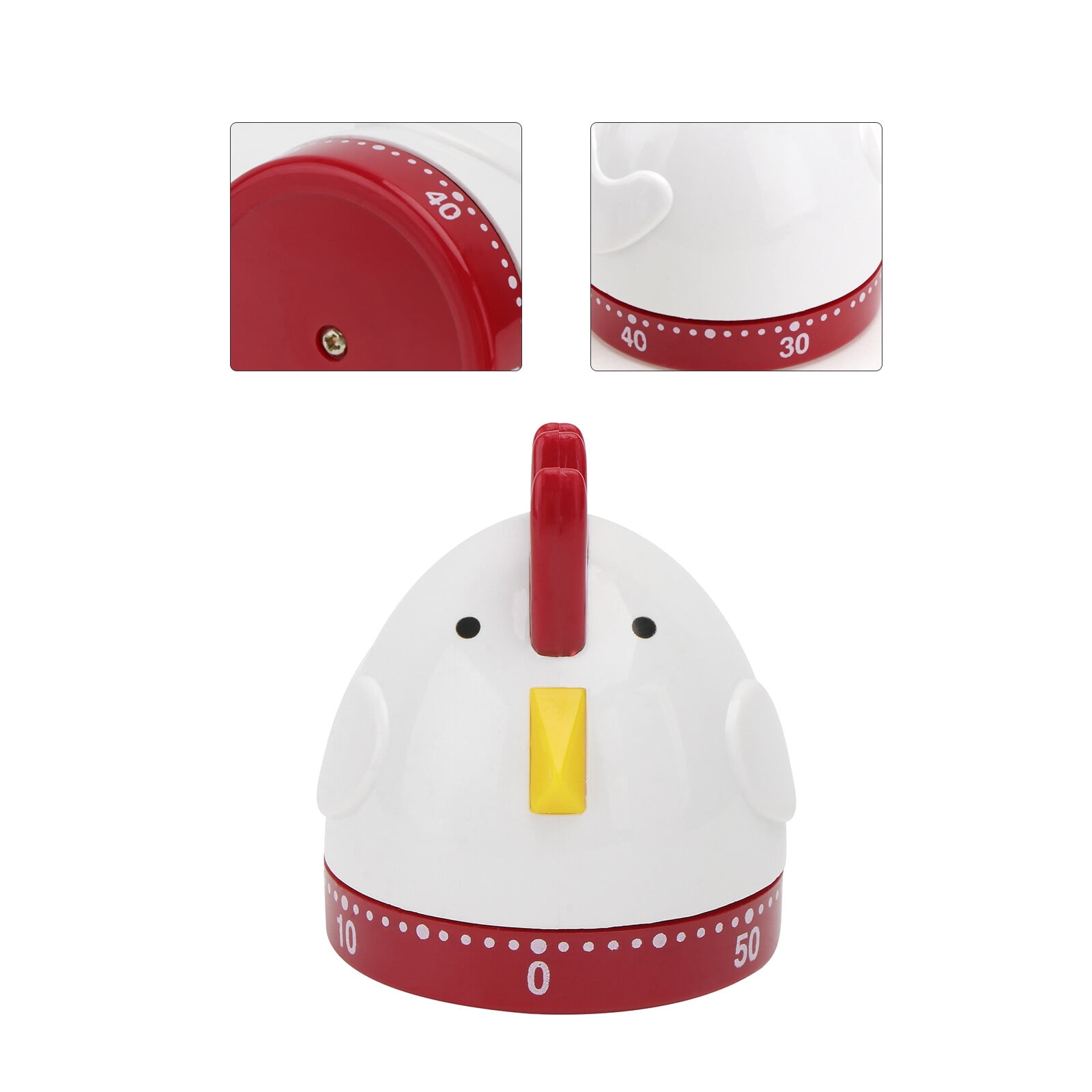 NUOLUX 1Pcs Analog Kitchen Timer Rooster Crowing Design for Cooking and ...