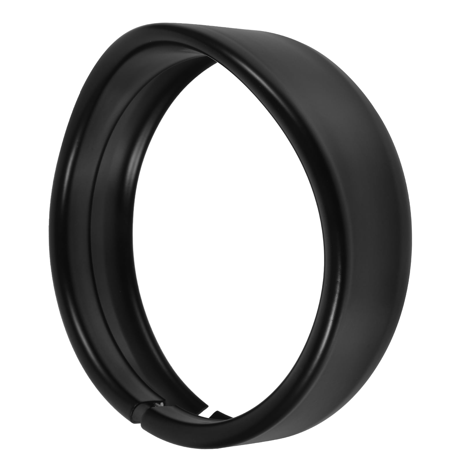 NUOLUX 1Pcs Black Metal Motorcycle Headlight Trim Ring Circular Headlight Enhancement For Night Riding
