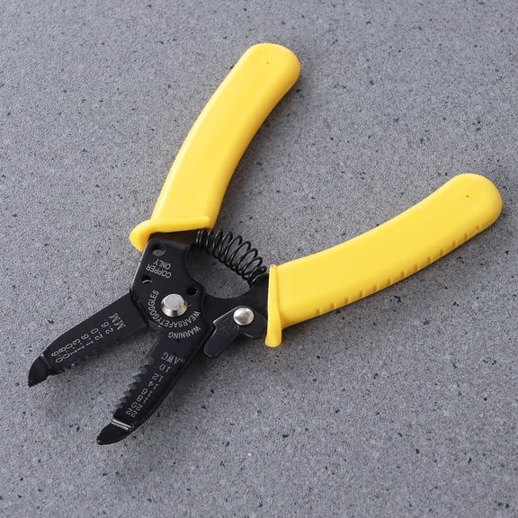 NUOLUX Automatic Wire ppers Cable Cutter Crimper Yellow Steel 1Set