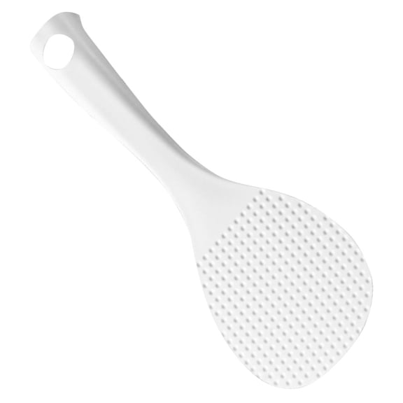 NUOLUX White Nonstick Rice Spoon 1 Piece Kitchen Utensil Easy to Clean PP Material