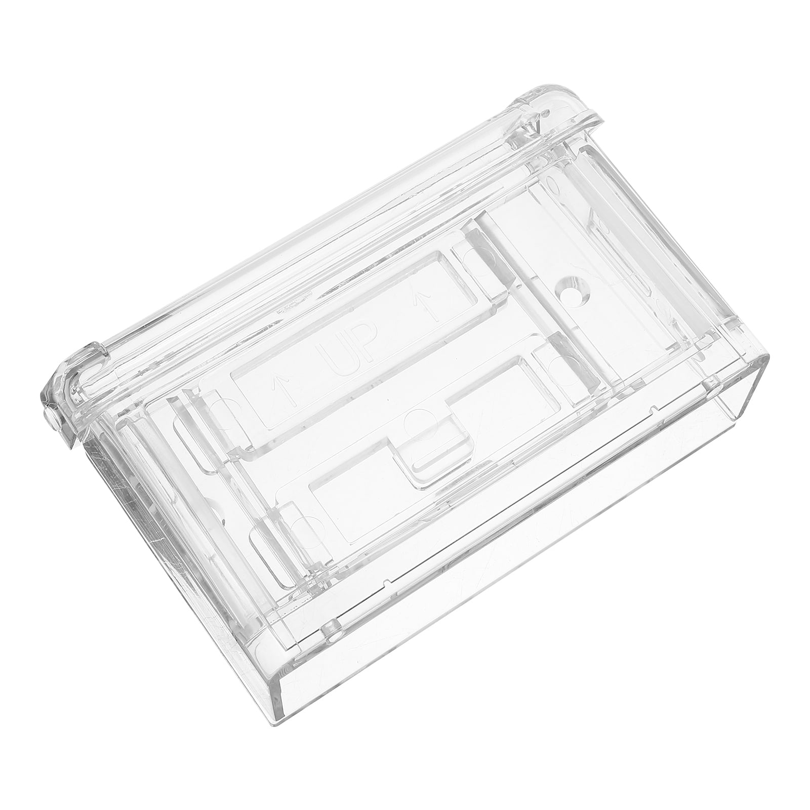 NUOLUX 1Pcs Rectangular Card Holder Polished Surface Shows 10.8x7.3x3 ...