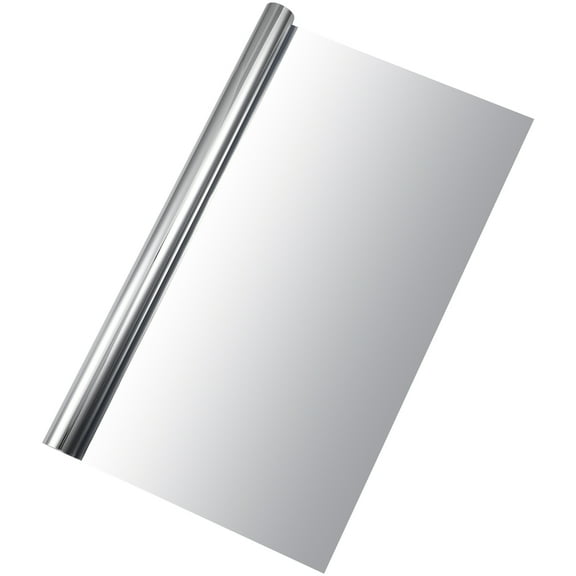 NUOLUX 1Pcs Reflective Silver Pvc Mirror Window Film For Homeowners Privacy