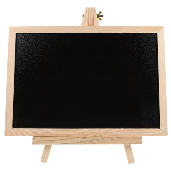 NUOLUX 1Pcs Small Blackboard for Writing Simple Design Rectangular Wood Memo Sign Board Adults