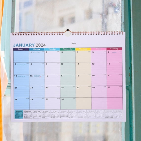 Toyandona 2024-2025 Wall Calendar Large Monthly Hanging Calendar for Home