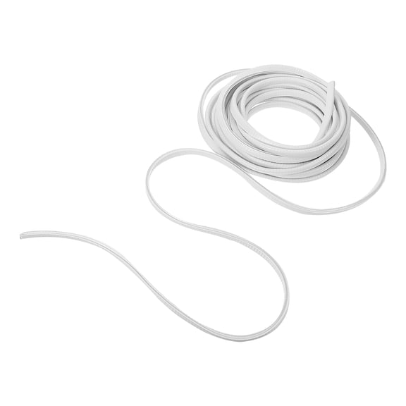 NUOLUX 1Set Car Door Sealing Strips U Shape for Edge Protection 1000X1X0.5in