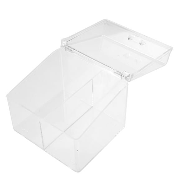 NUOLUX Acrylic Transparent Card Storage Rack for Business Cards - Moisture Resistant Organizer Holder, 1 Set