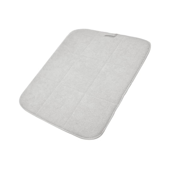 NUOLUX 1 Set Beige Non- Drying Mat for Tableware and Pans, Fiber Kitchen Dish Rack Protector