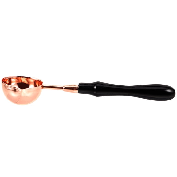 NUOLUX Wax Seal Wamer Black 1Pack Portable Melting Spoon For