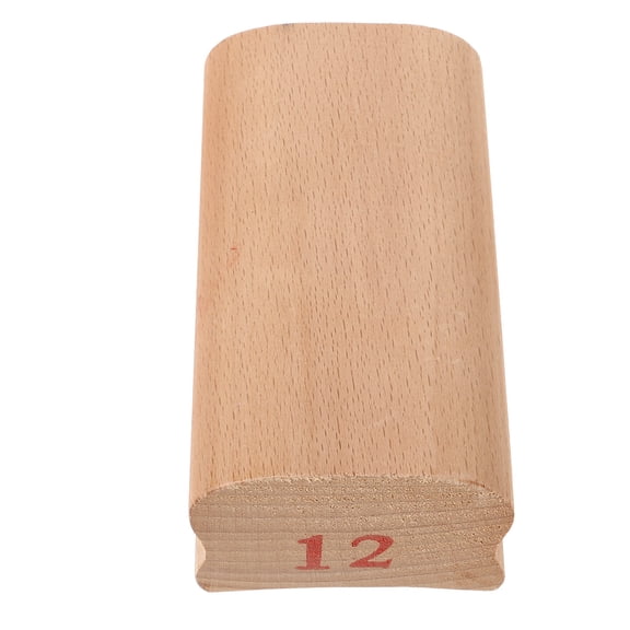 NUOLUX Luthier Tool Radius Sanding Block Wood Beige 1Pcs for Fretboard Maintenance