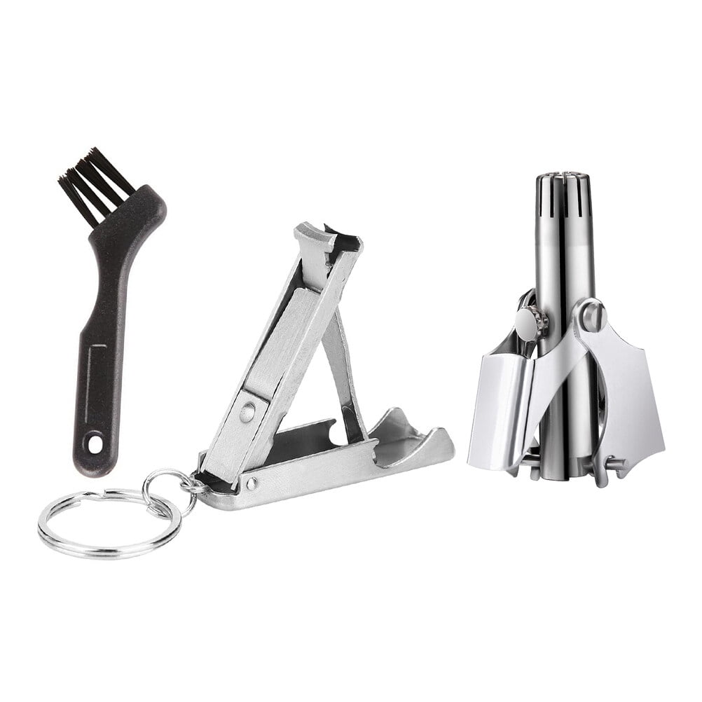 NUOLUX 1Set Nose Hair Trimmer Set Nose Hair Shears Nail Scissor Nose