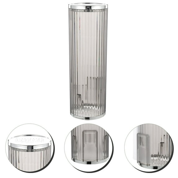 Toyandona Wall Mounted Paper Cup Dispenser Pet ABS No Punch Install Light Grey
