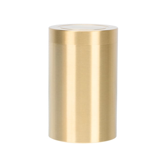 NUOLUX 1pc Brass Food Sealed Tin Snack Tea Storage Container Cereals Canister