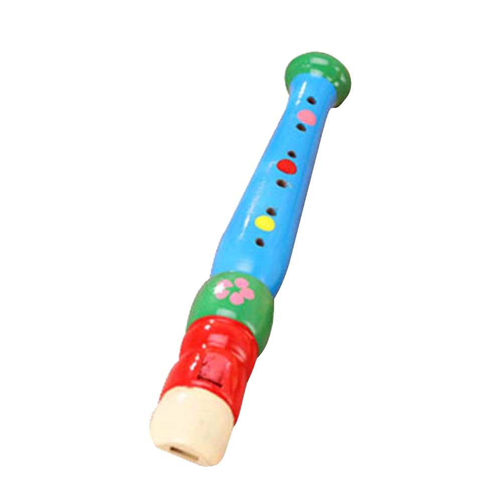 NUOLUX 1pc Cartoon Wood Flutes Kids Musical Instrument Children Music ...