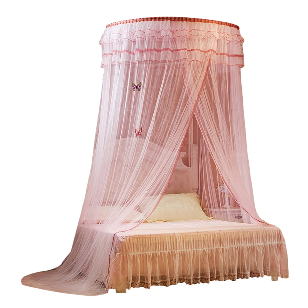 NUOLUX 1pc Ceiling Hanging Bed Canopy Dome Lace Mosquito Net Summer Bed