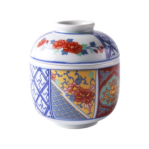 NUOLUX 1pc Ceramic Small Soup Pot Stew Pot Bird's Nest Pot Stewed Pot Kitchen Supply (Assorted Color)