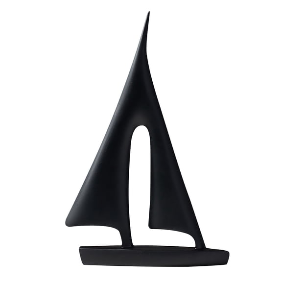 Tineasur sailboat figurine Sailboat Ornament Resin Home Decor Adults Office 1Pack
