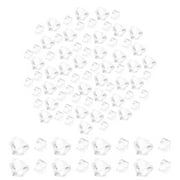 NUOLUX Clear Fake Ice Cubes Fake Ice Cubes Transparent Plastic 2 Bags