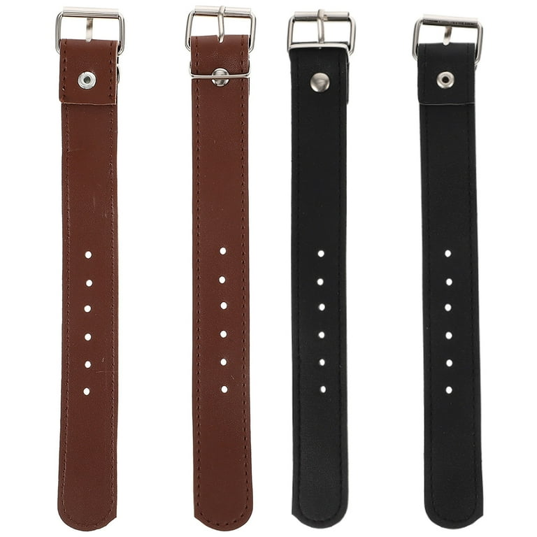 Dark Brown Leather Strap - Adjustable (20mm)