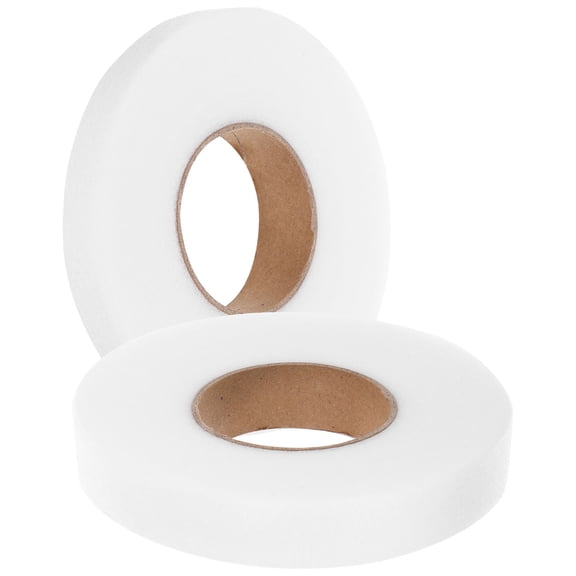 Toyandona White No Sew Hemming Tape for Clothes Iron on Adhesive for Temporary Fabric Bonding