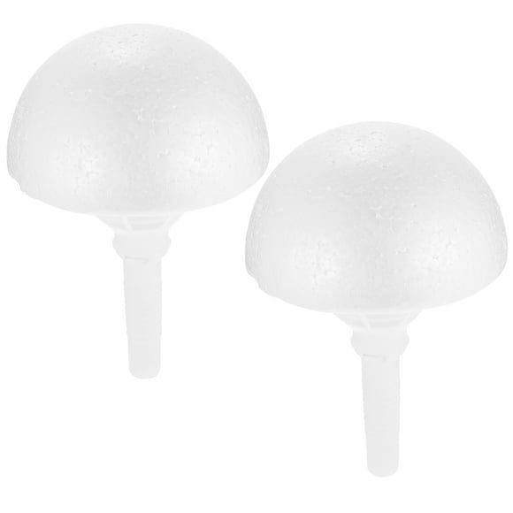 NUOLUX 2 Sets Flower Bouquet Carrier for Wedding Bridal Bouquet Base Foam Plastic Hemisphere Shape