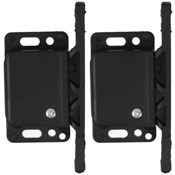 NUOLUX Nuolux Rv Cabinet Latch Black ABS Spring Hook Lock Secure Furniture