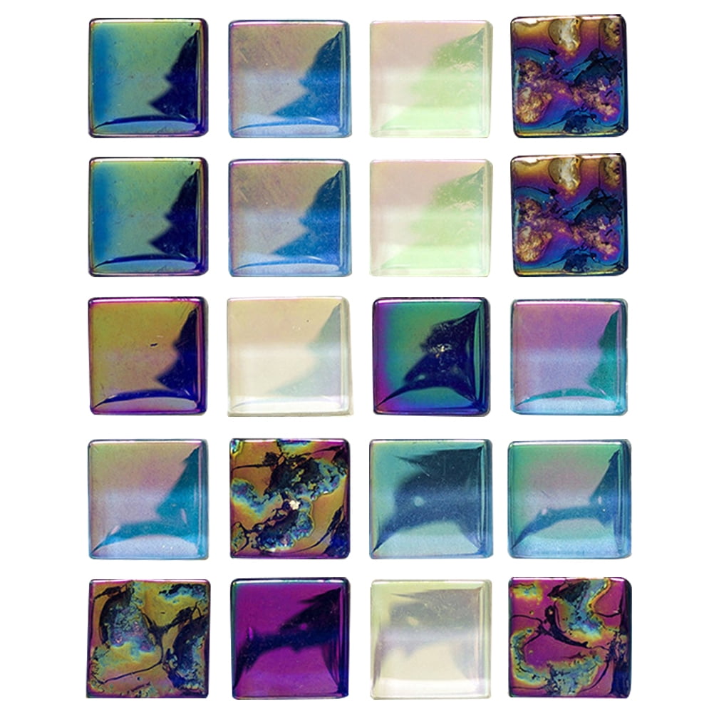 NUOLUX 20 Sheets of Bathroom Wall Stickers Simulation Tile Decals