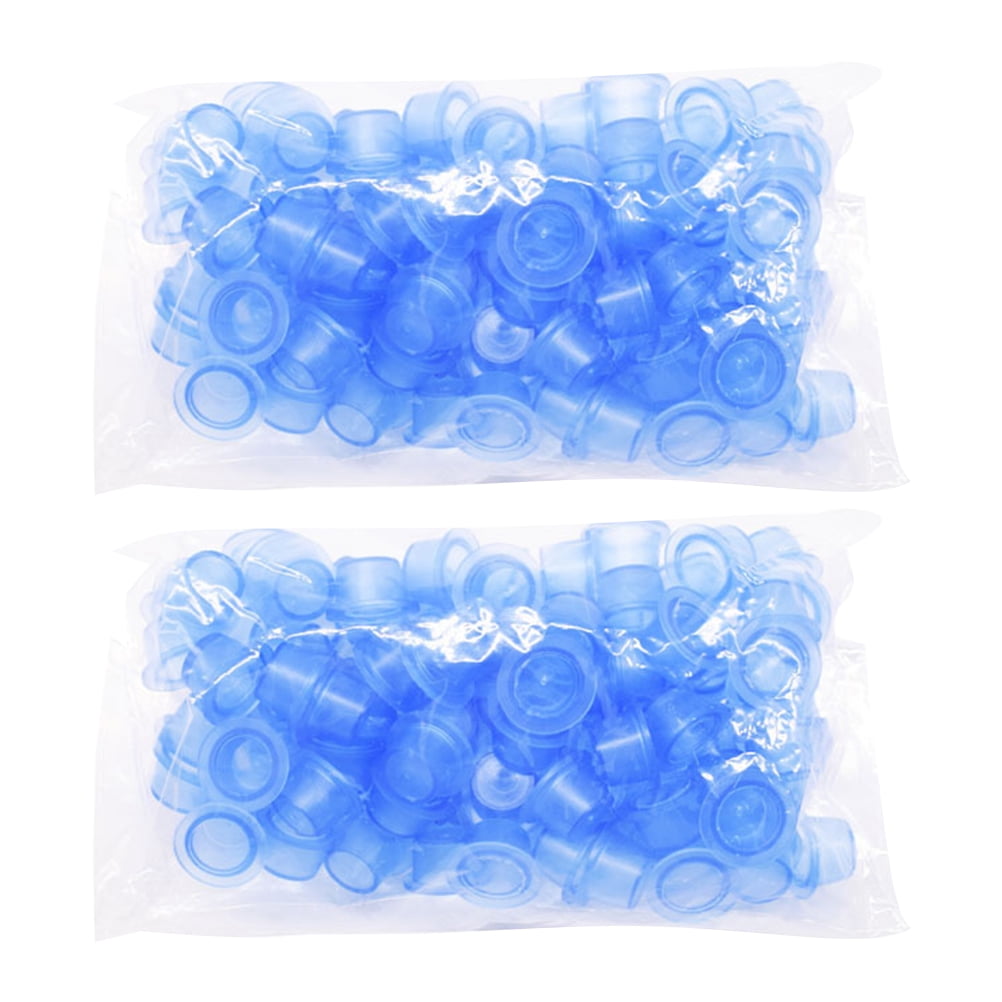 NUOLUX 200pcs Tattoos Ink Cups Disposable Ink Cups Tattooing Pigment Container