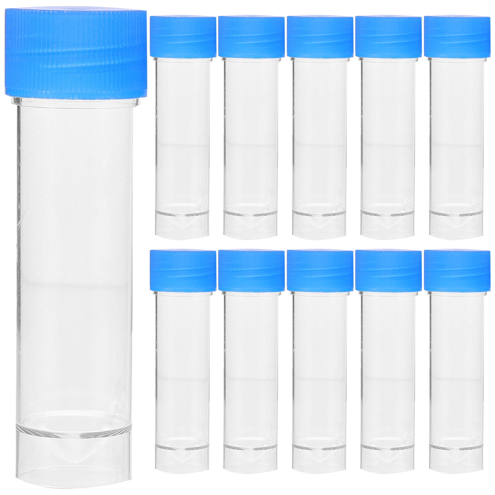 NUOLUX 20Pcs Clear Urine Specimen Cups Plastic Specimen Cups Urine