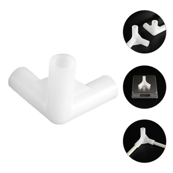 NUOLUX 20Pcs Plastic Pipe Canopy Connectors for Canopy Tent Supports and Outdoor Enthusiasts 2.16X1.49X1.49in