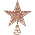NUOLUX 20cm Christmas Tree Iron Star Topper Glittering Christmas Tree