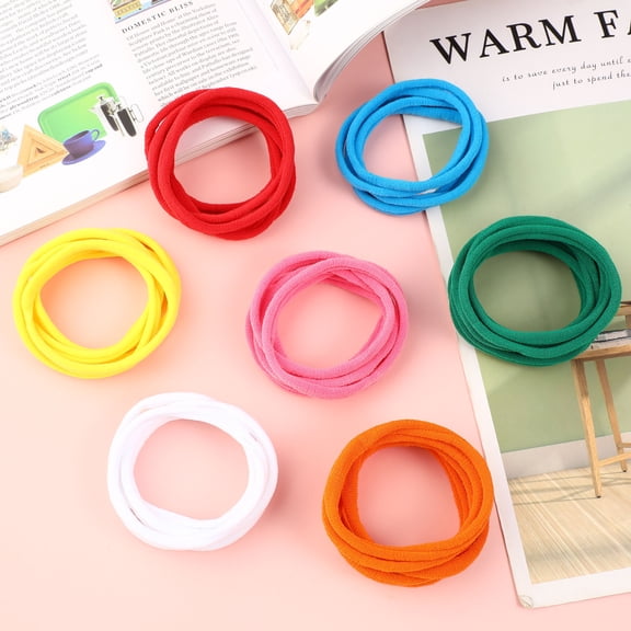 Toyandona 288pcs weaving loom loops Elastic Weaving Loom Loops in Vivid Colors for Friendship