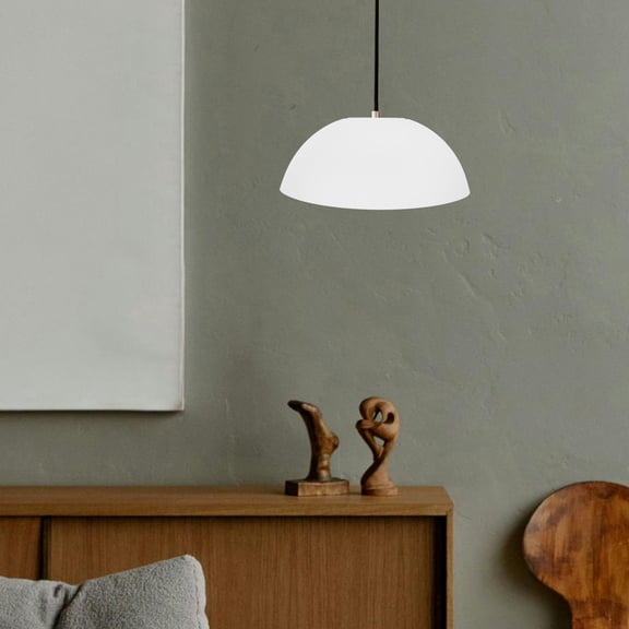 Toyandona 2Pcs Plastic Dome Lamp Shade for Ceiling Lights Home Use White