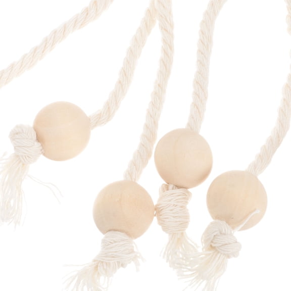 NUOLUX Handwoven Beige Banana Rack Cotton Rope for Home Storage 2Pcs